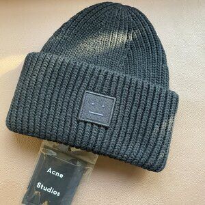 Acne Studios Women's Black Beanie Hat